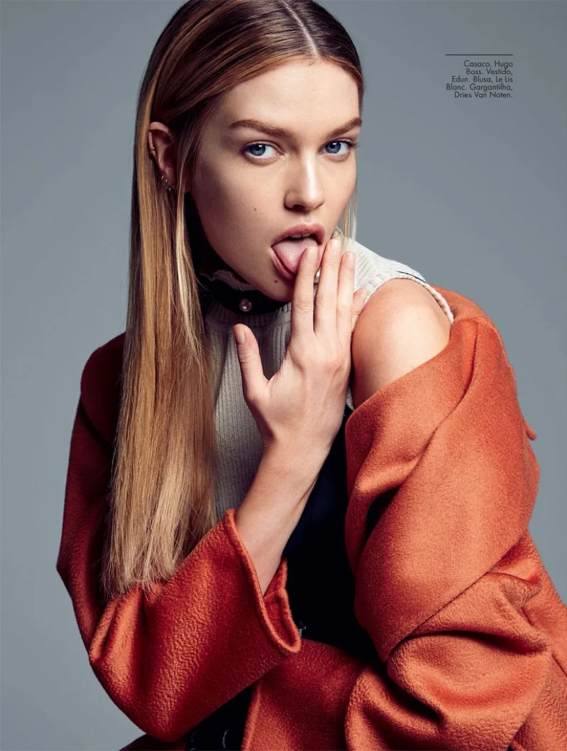 Stella Maxwell Covers Elle Brazil August 2016 By Max Abadian